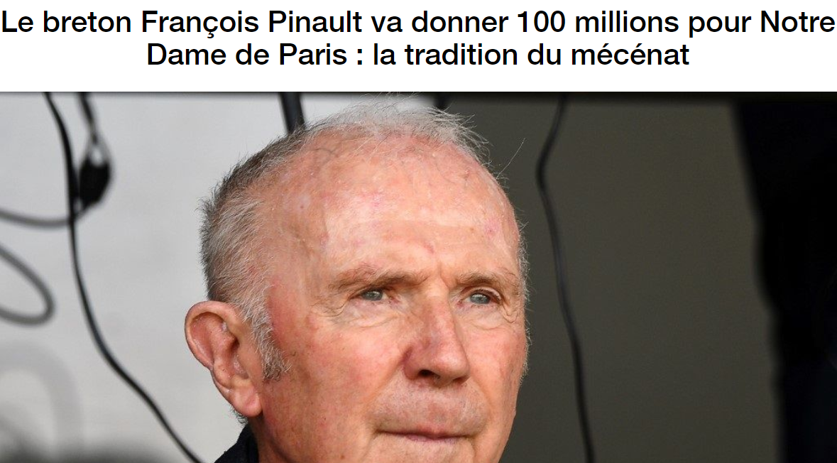 Le “geste” de François Pinault ou le rêve fiscal des grands bourgeois