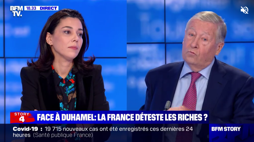 Pour Alain Duhamel, il y a une haine des riches en France